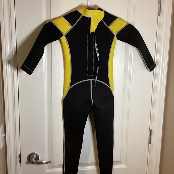 Hisea Scuba Donkey Wetsuit Kids Size 6 Long Sleeve Legs Full Suit Water Sports - Picture 4 of 7
